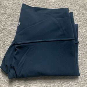 Women's lululemon 25" cropped ALIGN leggings, size 12, aquamarine blue